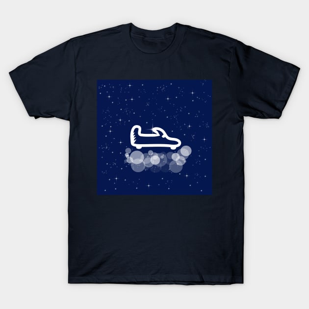 Sports shoes, sneakers, fashion, technology, light, universe, cosmos, galaxy, shine, concept T-Shirt by grafinya